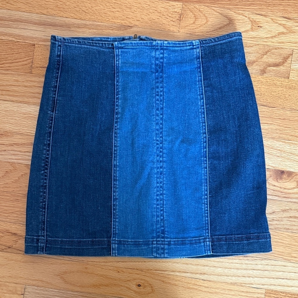 PacSun Blue Denim Pencil Skirt